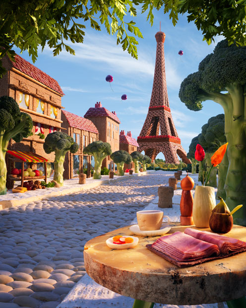 amazing foodscapes 8 Пейзажи из еды