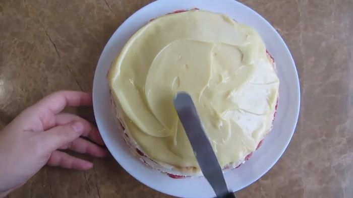 Блинный торт с клубникой и творогом / Масленица 2019 Блины, Масленица, Блинный торт, Другая кухня, Рецепт, Готовка, Еда, Видео, Длиннопост