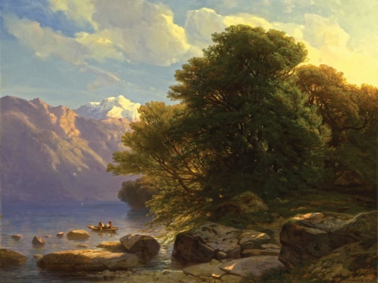 художник Alexandre Calame (Александр Калам) картины – 07