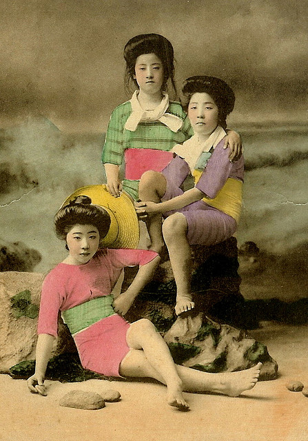 Гейши на раритетных фотографиях начала XX века (14 фото) Японские гейши