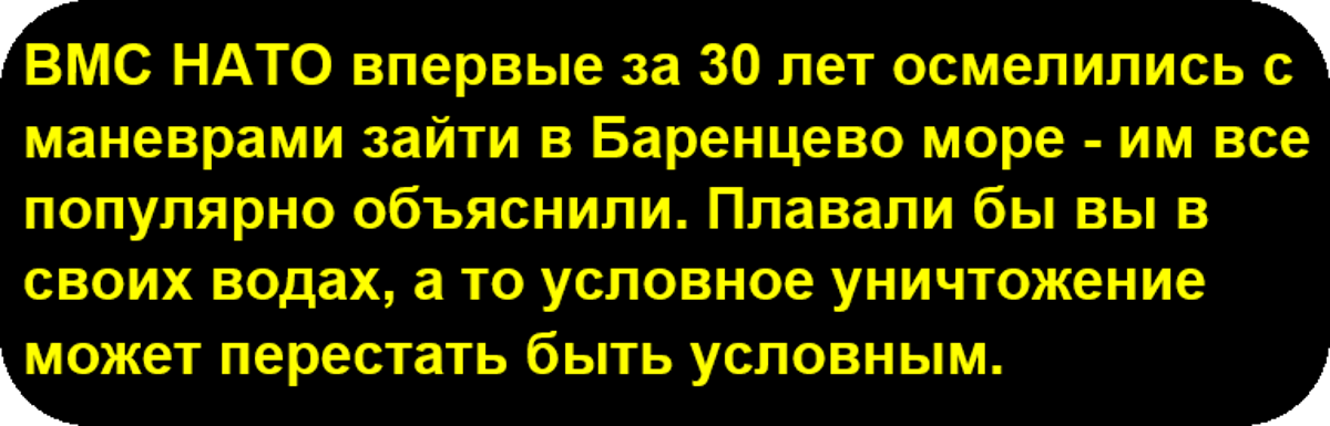 Что ждет ударную группу ВМС НАТО в случае боевой встречи с Северным флотом России в Баренцевом море