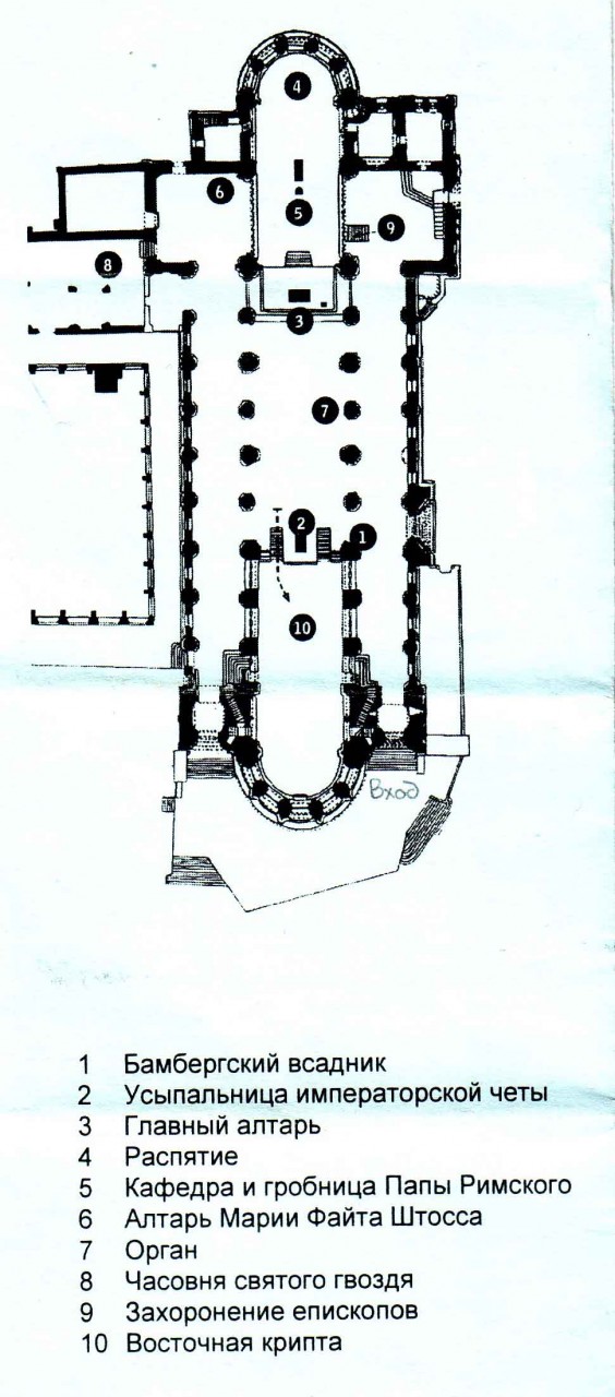 План Бамбергского собора