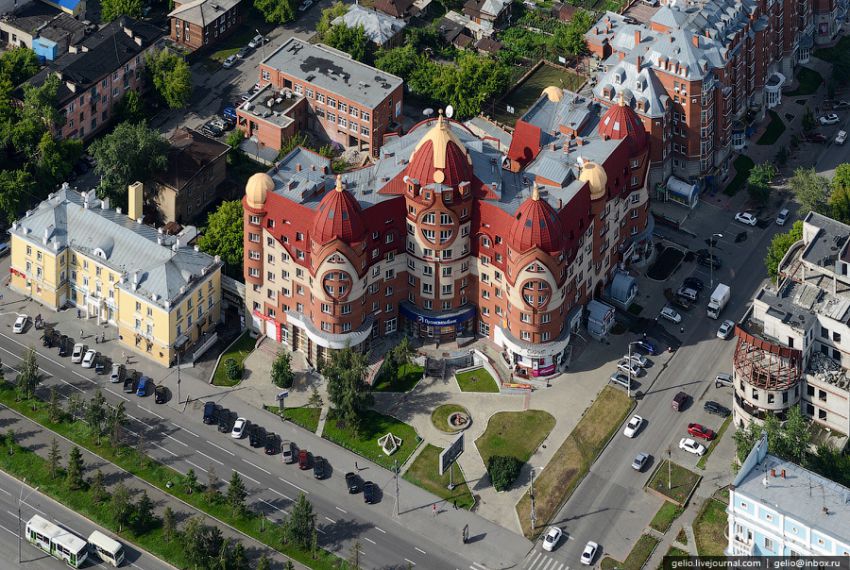 Барнаул, высота, вертолет, достопримечательности