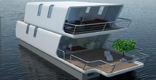 ТubiQ - модульная яхта для жизни на воде