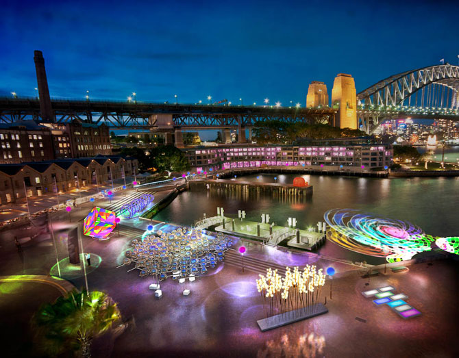 Фестиваль света и музыки в Сиднее