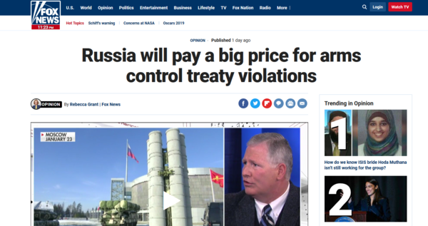 «Без шансов на отмену санкций»: в США предупредили Россию о последствиях разрушения ДРСМД «Без шансов на отмену санкций»: в США предупредили Россию о последствиях разрушения ДРСМД