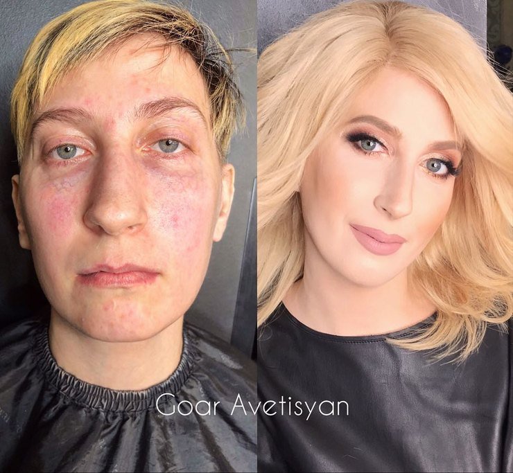 Умение профессионала без фотошопа: мейкап для трудной кожи от Гоар Аветисян Умение профессионала без фотошопа: мейкап для трудной кожи от Гоар Аветисян