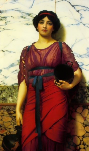  .   / John William Godward. Grecian Idyll