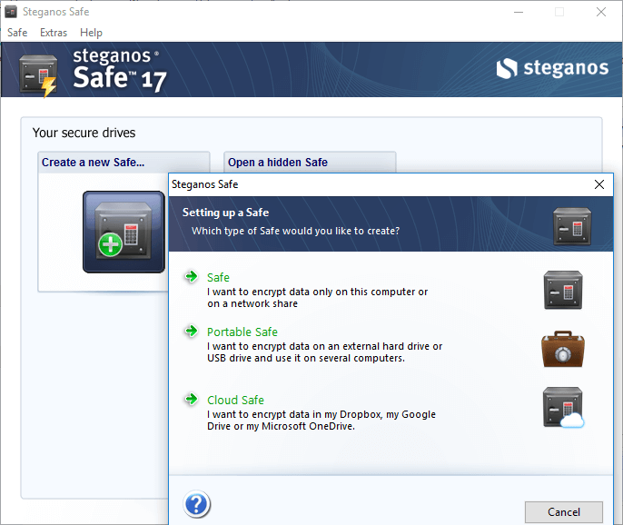 Steganos Safe 16 - бесплатная лицензия