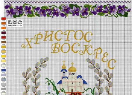 Вышивка крестом: Пасхальные рушники Вышивка крестом: Пасхальные рушники