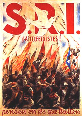 Агитационный плакат испанской секции МОПР