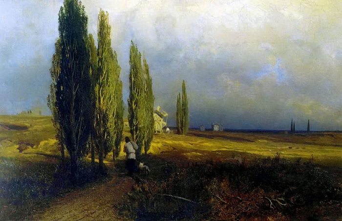 Тополя. (1870год). Автор: Федор Васильев. Тополя. (1870год). Автор: Федор Васильев.