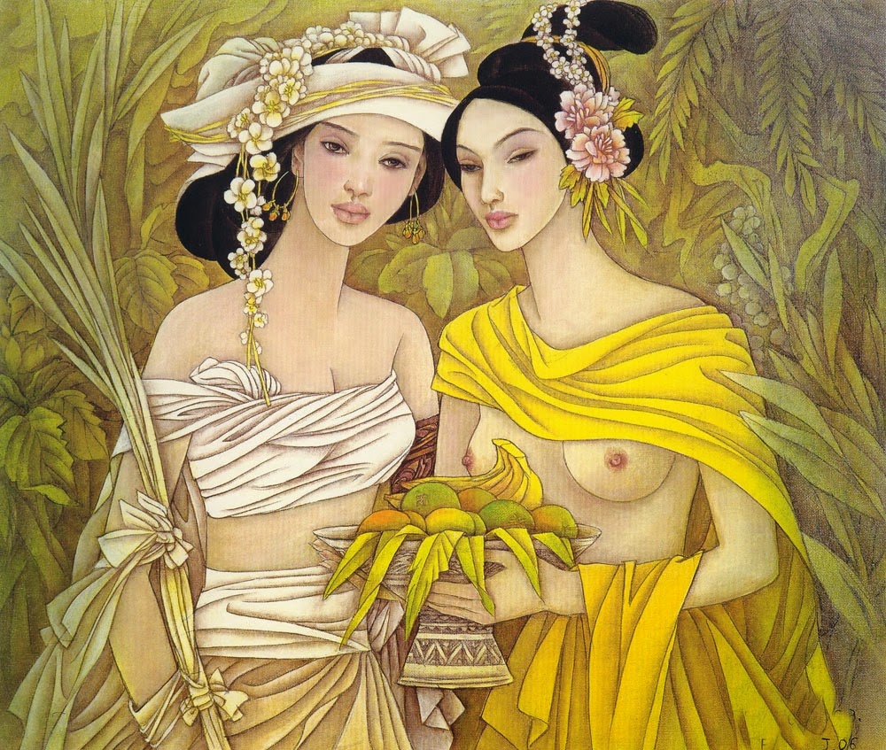 Любимица Поднебесной... Китайский художник Feng Chiang-Jiang