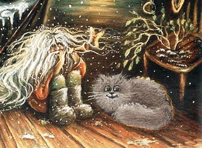 Добрая сказка про Домового Добрая сказка про Домового деревня, домовой, жизнь, истоия