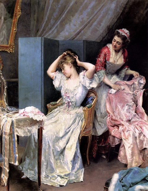 художник La Toilette Raimundo de Madrazo y Garreta картины – 15