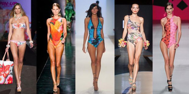 Актуальные модели купальников 2014