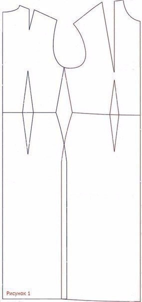 Для любителей шитья. Оригинальная идея платья + выкройка.
