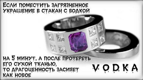 25
                                                          вариантов
                                                          использования
                                                          водки не по
                                                         
 назначению!