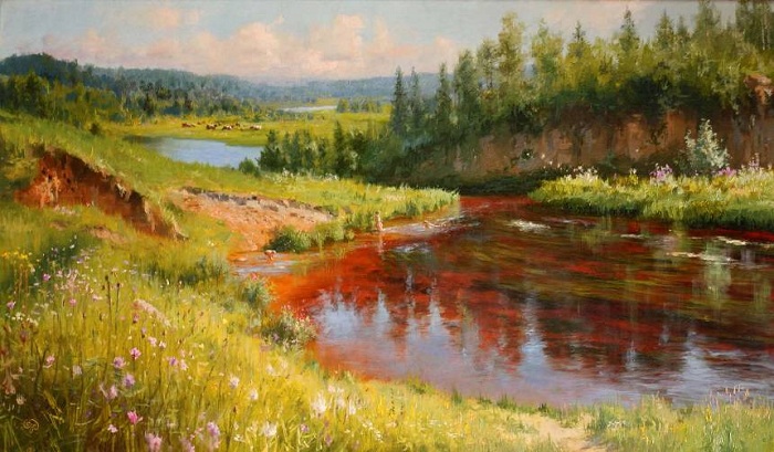 «Времена года. Июль». Автор: Владимир Жданов. «Времена года. Июль». Автор: Владимир Жданов.