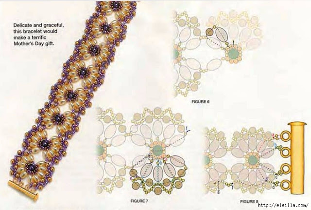 Схемы плетения красивых украшений из бусин и бисера.