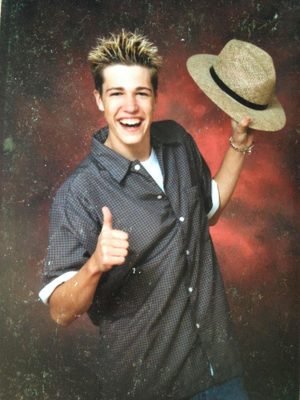 Husband's Senior Picture, 2002