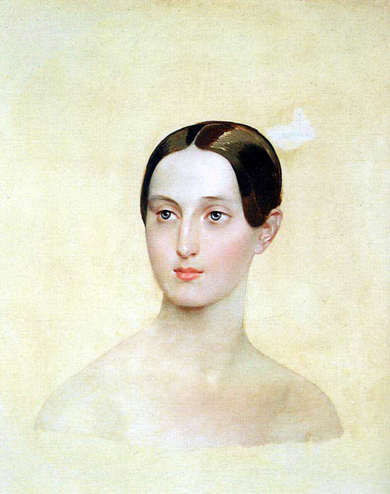 К. П. Брюллов. «Портрет великой княжны Марии Николаевны». 1837 год. К. П. Брюллов. «Портрет великой княжны Марии Николаевны». 1837 год.