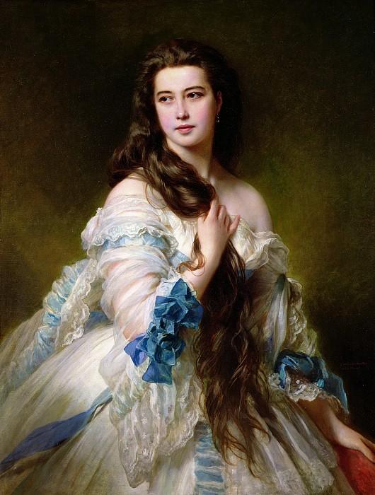 Портрет Варвары Дмитриевны Римской-Корсаковой. 1864 год. Портрет Варвары Дмитриевны Римской-Корсаковой. 1864 год.
