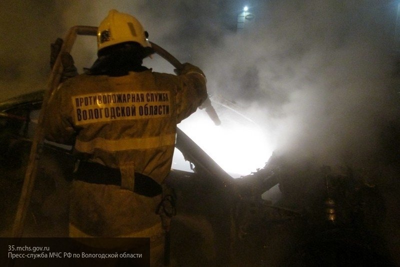 В Петропавловске-Камчатском дотла выгорел легковой автомобиль