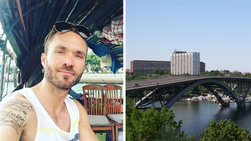 Он ехал через мост и увидел, что девушка собирается броситься вниз. Он ехал через мост и увидел, что девушка собирается броситься вниз.