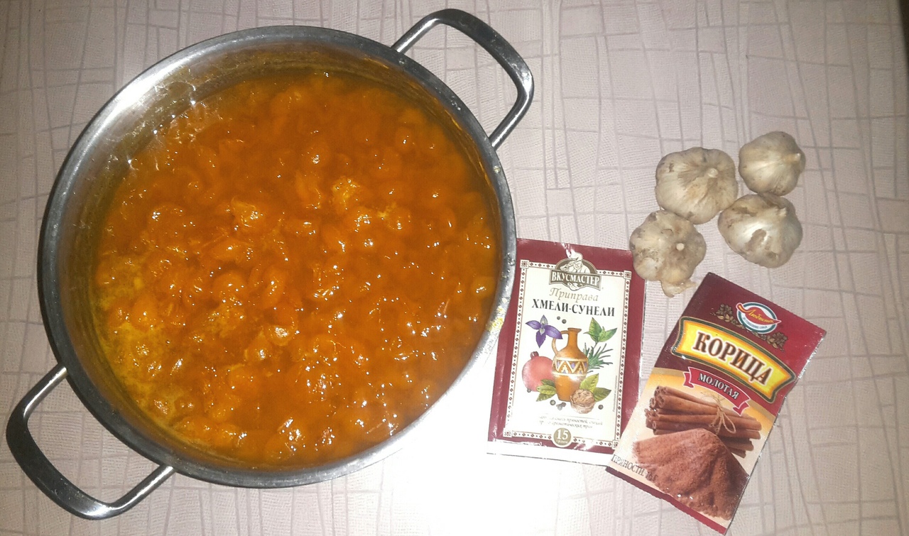 Вкуснейший грузинский соус ткемали из слив или алычи Вкуснейший грузинский соус ткемали из слив или алычи