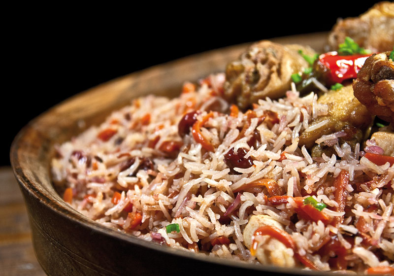 Плов с вишней и цыпленком от www.dunduk-culinar.ru