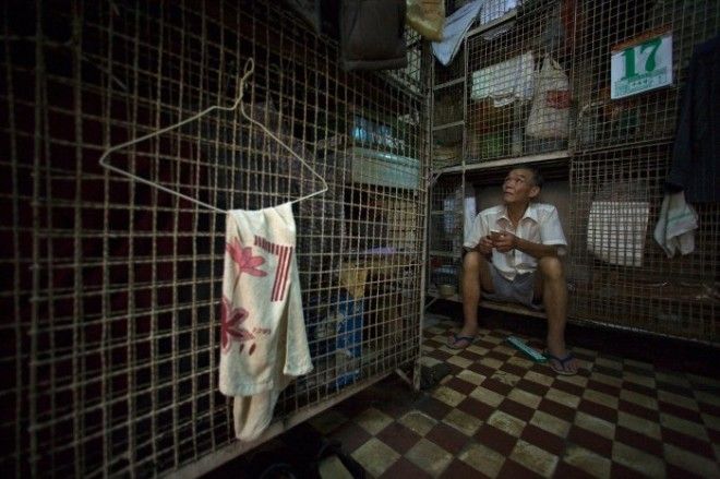 Жизнь в клетках на улицах Гонконга. Жизнь в клетках на улицах Гонконга