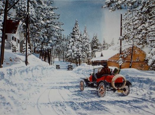 авто, художник, Ken Eberts