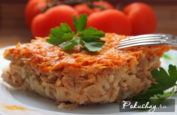 Аппетитная мясная запеканка к ужину Аппетитная мясная запеканка к ужину