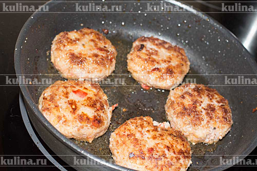 Котлеты с рисом и овощами