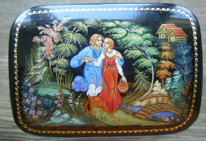Палех. Лаковая миниатюрная роспись. Палех. Лаковая миниатюрная роспись.