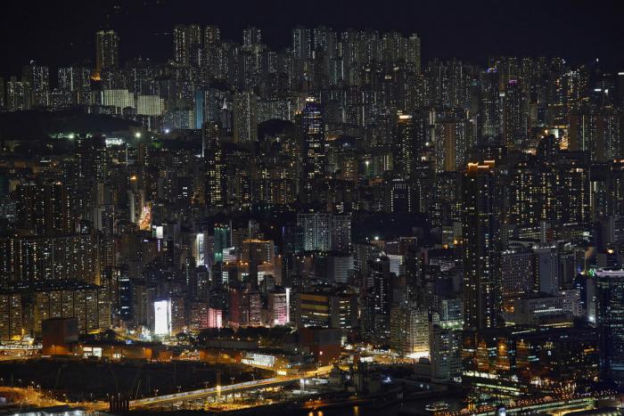 Городские пейзажи Гонконга Гонконге, можно, высоте, человек, жилого, внутри, Tower, «Колодец», соседство, такое, встретить, небоскребы, Удобно, жилые, Огород, Peregrine, 44этажная, Lippo, башен, 48этажная