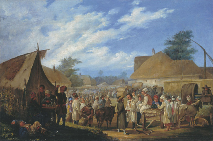 В.И. Штернберг, Ярмарка на Украине В.И. Штернберг, Ярмарка на Украине
