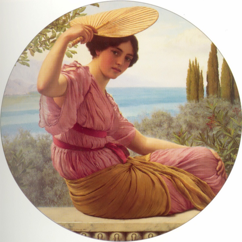   .   / John William Godward. Golden Hours