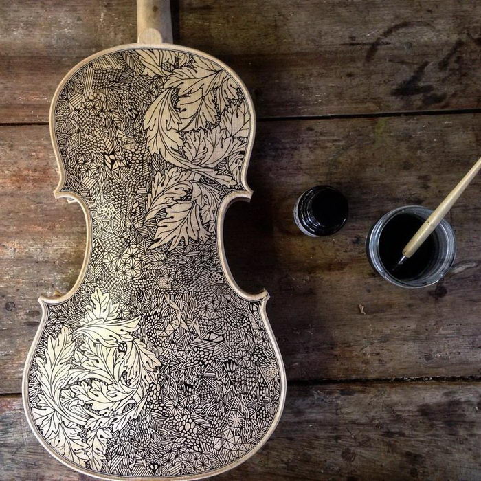 Расписные виолончели Leonardo Frigo
