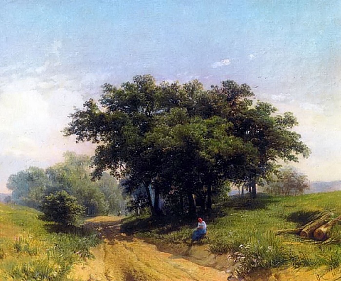 Летний жаркий день. (1869 год). Автор: Федор Васильев. Летний жаркий день. (1869 год). Автор: Федор Васильев.