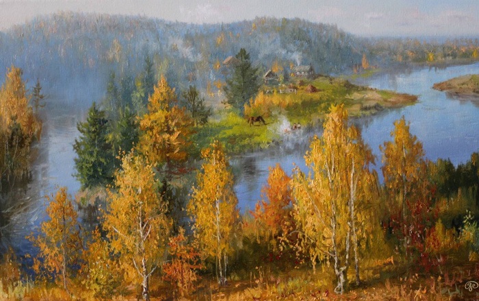 «Времена года. Октябрь». Автор: Владимир Жданов. «Времена года. Октябрь». Автор: Владимир Жданов.
