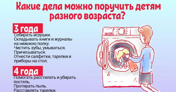 Какие дела можно поручить ребенку