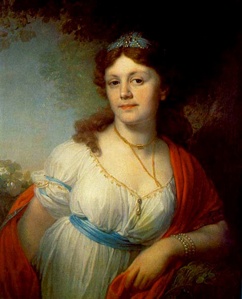 Владимир Боровиковский. Портрет Е. Темкиной. 1798