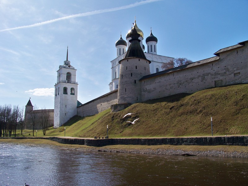 Псковская крепость Города России, Псковская область, красивые города, пейзажи, псков, путешествия, россия