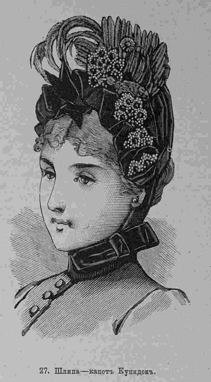 Последний крик моды. Шляпки из Парижа. 1895 г. Часть 1-3