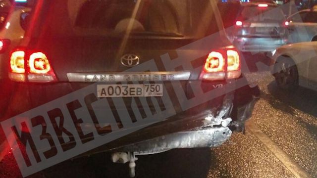 В Москве из-за пьяного водителя столкнулись сразу четыре автомобиля