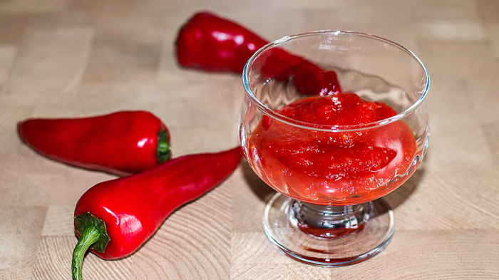 Оригинальный джем из острого перца для мяса и птицы Острый соус, Острый джем, Заготовки на зиму, Рецепт, Видео рецепт, Кулинария, Еда, IrinaCooking, Видео, Длиннопост