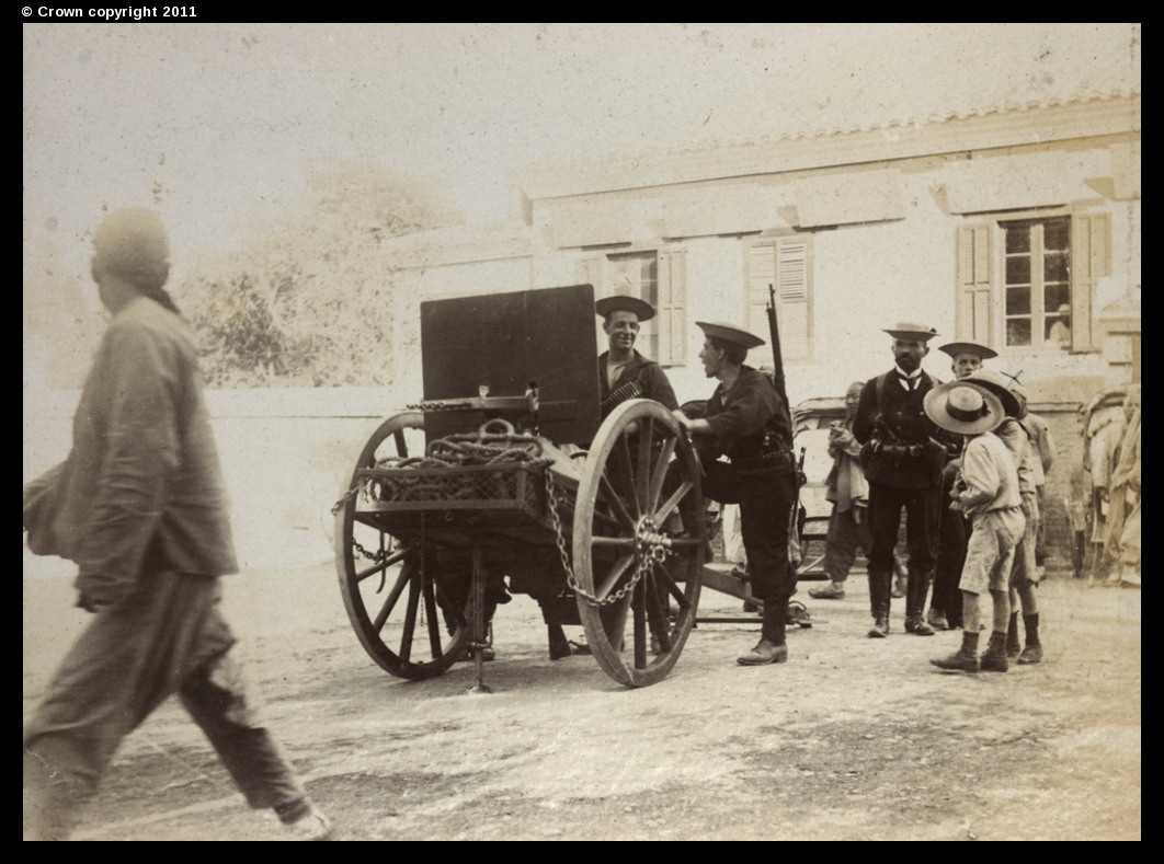 Артиллерия Боксерское восстание. Союзные войска в Тяньцзине. 1900