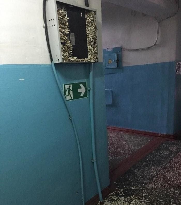 Провайдер вздрогнул Что творится в наших подъездах
(15 фото)
